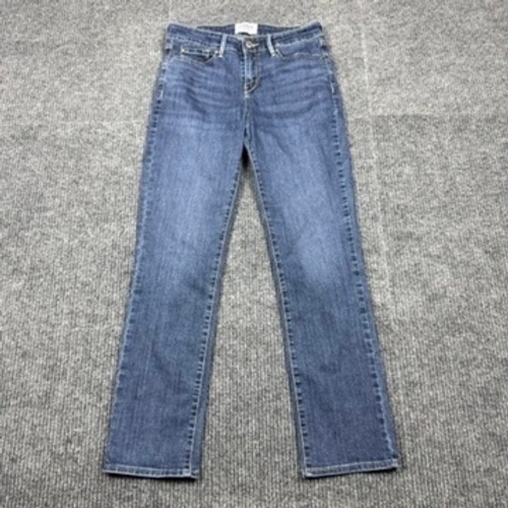 Denizen from Levis Mid Rise Slim Jeans Blue 8M/29x30 28699-0053